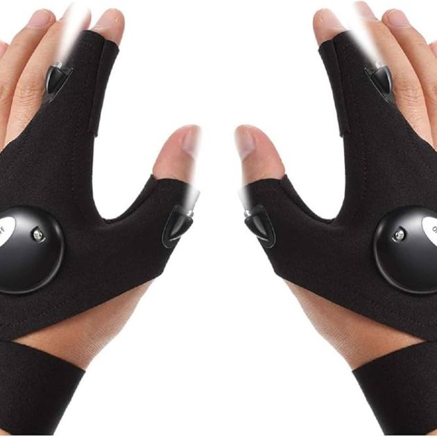 LED قفازات مصباح يدوي بتقنية